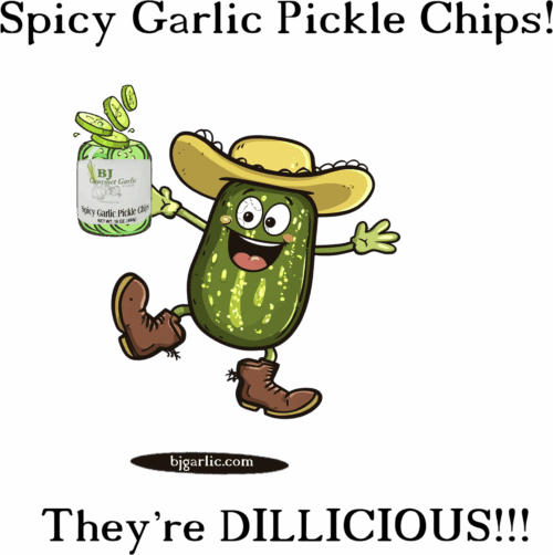Spicy garlic pickle chips t shirt zoom